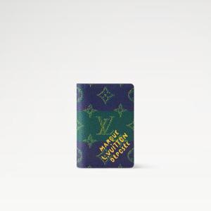 루이비통포켓 오거나이저 카드지갑 M25794 블루 스트라이프