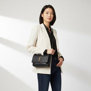 생로랑 NIKI 니키 베사체 크로스백  718556 AAD39 1000