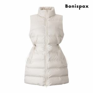 [보니스팍스] 하이넥 패딩 롱 베스트 (XPBVT009M0)