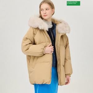 베네통 후드 덕다운 패딩 BAPDG1461