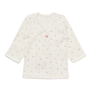 [블루독베이비8] 26SS봄신상 (PH)리프플라워배내저고리 HJ (4617000003) (BLUEDOG BABY 유아 출산 백일 선