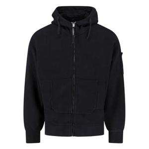 CP 25FW 렌즈 와펜 루즈핏 기모 고글 후드집업 블랙 19CMSS060A 006372G 999