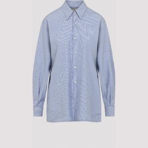 메종마르지엘라 버튼 프론트 스트라이프 셔츠 S51DT0030 M35718