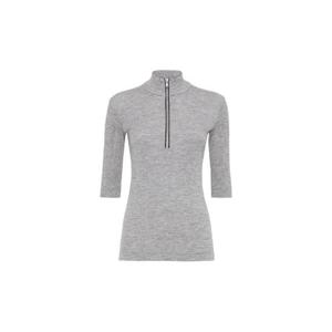 25 FW Brunello Cucinelli 골지 지퍼 넥 탑 MD998VB714C081 TP441852636