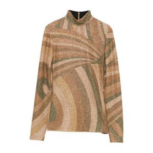 에밀리오푸치 이리드 프린트 하이넥 슬림 탑 5UJM10 5U867993