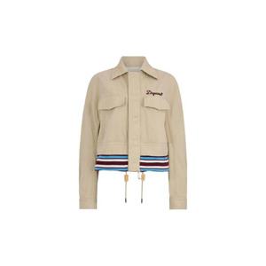 25 FW 디스퀘어드2 스트라이프 디테일 로고 재킷 S75AM1176D35426 TP447995399