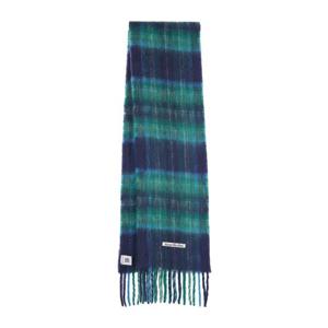 아크네스튜디오 체크 모헤어 블렌드 프린지 머플러 CA0394 AFY