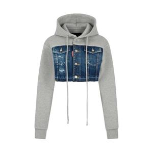 디스퀘어드2 디스트레스드 긴소매 후디 S75HG0118DTJ004