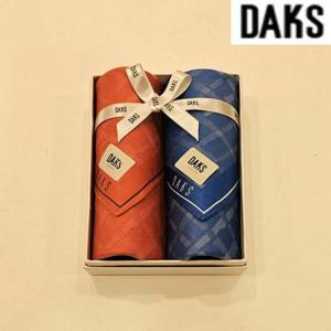 닥스손수건 DEO04 남녀2매 선염 손수건 세트