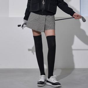 [르니앤맥코이골프] 여성 핸디 체크 언발 랩 치마 반바지 슬랙스 FN03SL100SL