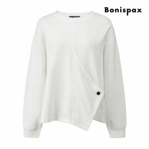 [보니스팍스] 절개 디테일 루즈핏 맨투맨 티셔츠 (XQ1TS003M0)