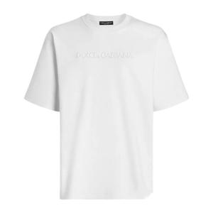 돌체앤가바나 크루넥 반팔 레귤러 핏 티셔츠 G8PN9ZHU7H8 W0800