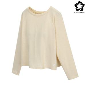 뮬라웨어 여성 시어리 백슬릿 롱 슬리브 AWSFTL102-ABG-YDP