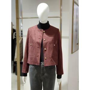 [에꼴드파리]MARIO(미센스)라운드 스웨이드 재킷 D02MB59LEMD02Z