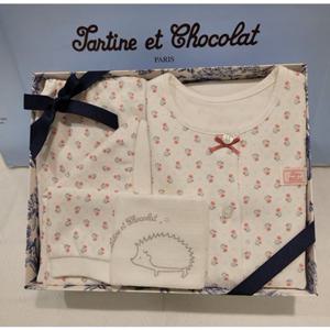 쇼콜라 로즈내의손수건1매세트 (TNPRXS529A)봄여아실내복출산백일돌두돌선물