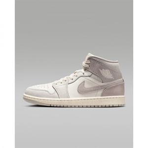 나이키 에어 조던 1 미드 SE 여성 신발 - 라이트 아이언 오어페일 아이보리오트밀이니그마 스톤 IB7010-001 286947 (IB7010-001)