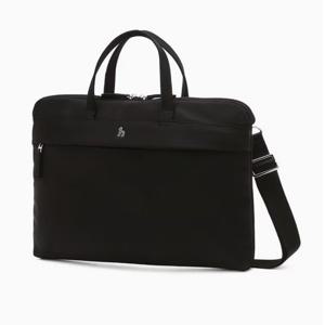 [헤지스] 블랙 나일론 토트백 겸 크로스백 HJBA6E735BK