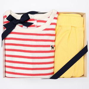 HP블루독베이비26년SS 스트라이프하트상하세트2종택1 46170672078