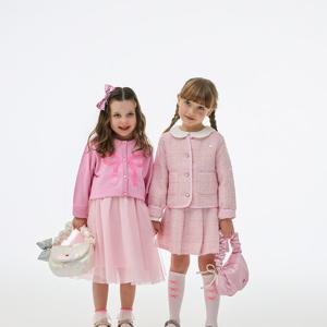 [래핑차일드](모다진주) 리본 니트가디건 86119-201-70_JJ