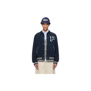 25 FW 폴로 랄프로렌 남성 네이비 레터맨 재킷 252213M175000