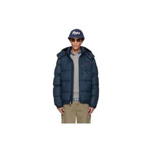 25 FW 폴로 랄프로렌 남성 네이비 더 고햄 다운 재킷 252213M178001