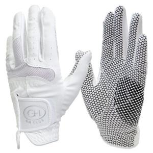 GH클럽 실리콘 여성장갑 화이트 양손 골프장갑