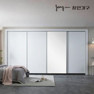 장인가구 단테 스탠다드 미러 슬라이딩 붙박이장 30cm