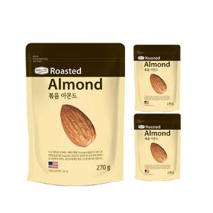 [리치팜너트]볶음아몬드 270gx3팩