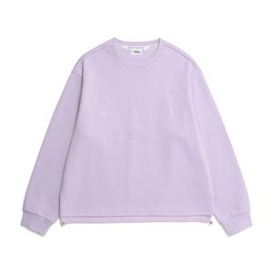 내셔널지오그래픽 N231WSW020 여성 레이어드 맨투맨 LAVENDER