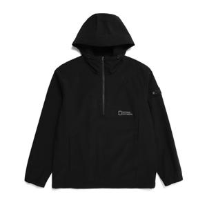 내셔널지오그래픽 N231UFT300 우븐 트레이닝 아노락 집업 BLACK