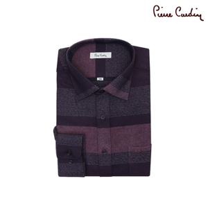 [피에르가르뎅] 가로 빅패턴 노말핏 드레스셔츠 PLDS4904