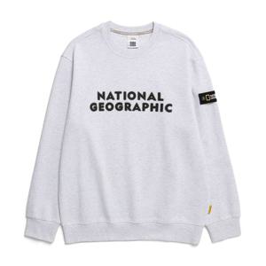 내셔널지오그래픽 N241USW040 아라얀 맨투맨 M IVORY