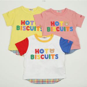 [미키하우스10] HB 레터링 레이어드 반팔티셔츠 17N205206