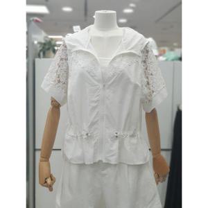 밀스튜디오 세이브존04 후드넥 레이스 밑단스트링 점퍼 LQ7ZPS100