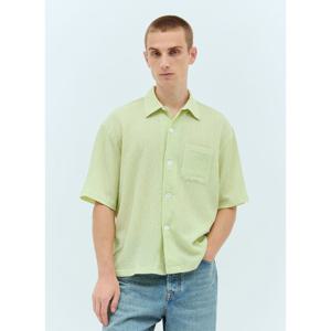 스투시 플랫 보텀 크링클 반팔셔츠 1110324 0412