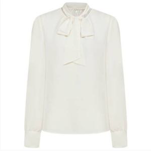 [린(의류)]보르펜 타이 블라우스 LGBLOK9800