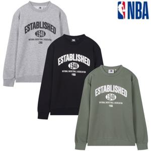 [NBA]N459ST162P 남녀공용 맨투맨티 티셔츠 루즈핏 빅사이즈 레터링 무지 간절기