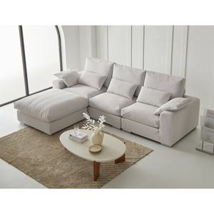 [착불] 컴포트리트리트 구스 4인 소파 스툴세트