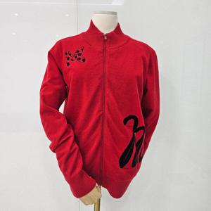 [디즈니골프]여성 방풍  니트 스웨터 집업 점퍼(DO3LKG080)_US