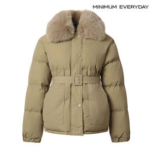 [미니멈][미니멈 에브리데이]벨티드 집업 패딩 점퍼 (EA4JJ020D)