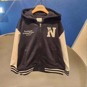 에스핏 HC23 배색 후드 야구 점퍼 SJZ101FKJP07