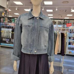 라티움(Destijl) HC34 봄,가을. 데님크롭 연청점퍼 D2513jk06