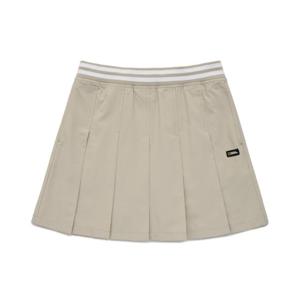 내셔널지오그래픽 키즈 K241GSK010 바시티 플리츠 스커트 BEIGE
