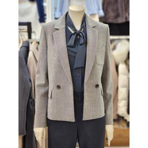 SOUP 세이브존07 잔체크 테일러드 자켓 OB3JKQ5