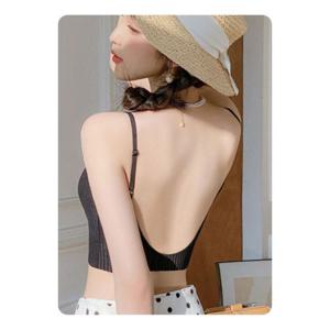 VIVA-HM06 넓은등짝주름크롭끈나시