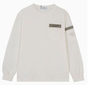 [버커루] 남성 16수 싱글 루즈핏 밀리터리 긴팔 티셔츠 (B251TS324