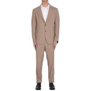 딸리아또레 남성 베이지 실크 수트 세트 ADAKAR22K11 520060 727