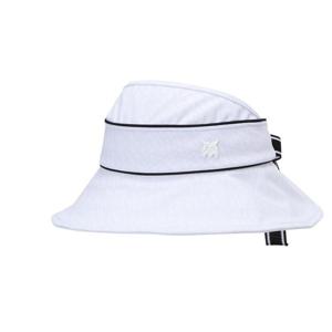 [링스골프][25SS] 여성 퍼포 프린트 바이저 햇   L21E1CP352_WH_