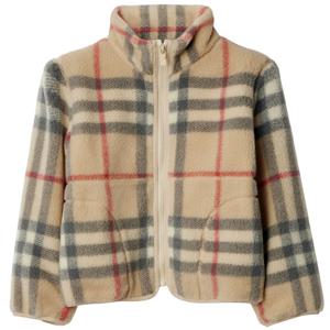 25SS 키즈 체크 플리스 자켓 베이지 8100024