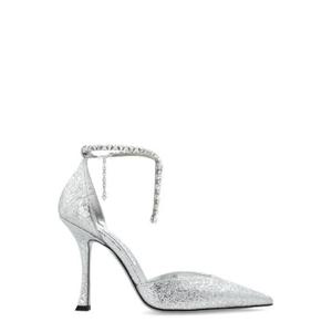 지미추 스터드비 포인티드 토 펌프스 STEVIE100HTJ SILVER TP942401077